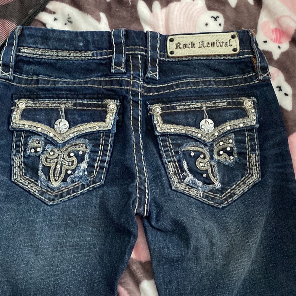 Rock Revival Ava Slim Boot Stretch Jean 25 / 34 - Picture 3 of 4